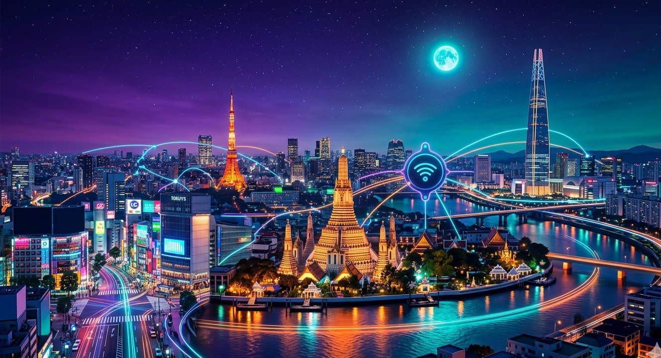 eSIM Asie Japon Thaïlande Corée